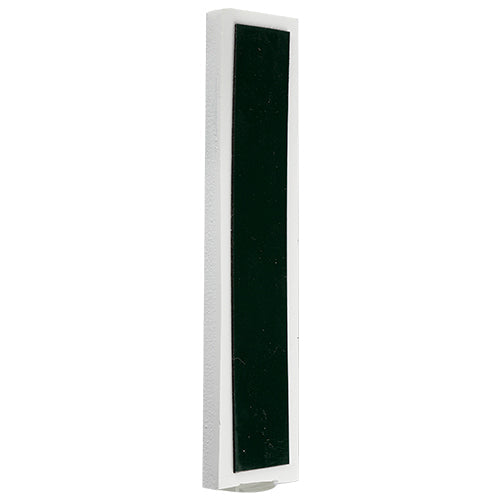 Polyresin Mezuzah Case 12cm White Reels Design