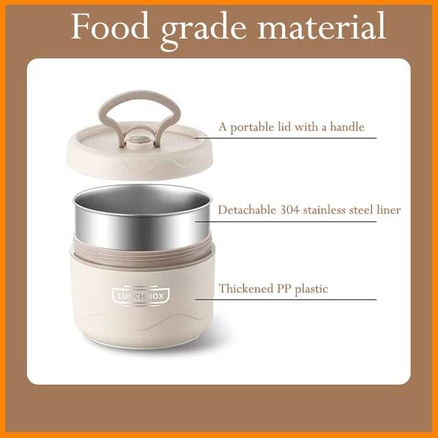 Lunchbox Container Round Food Storage Container