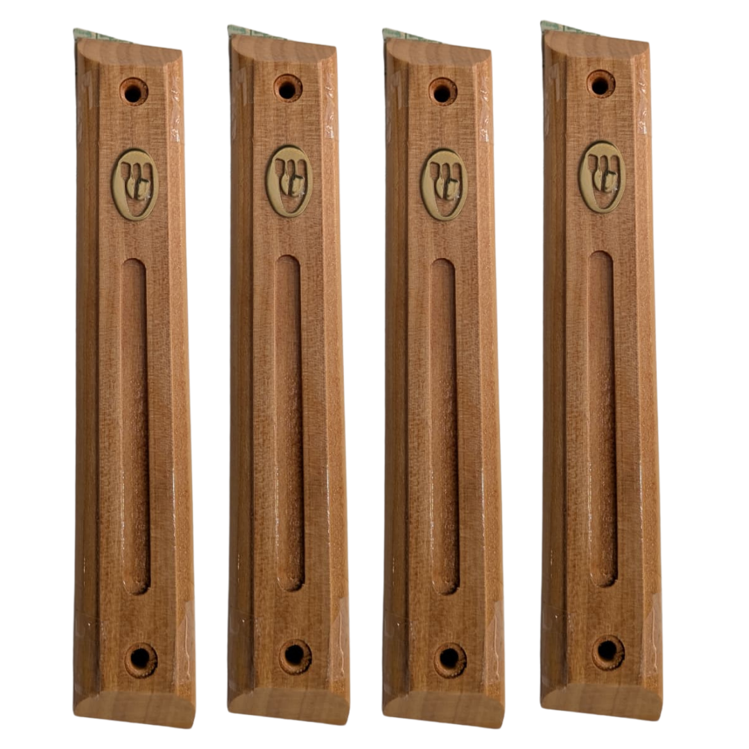 Wood Mezuzah With 12cm