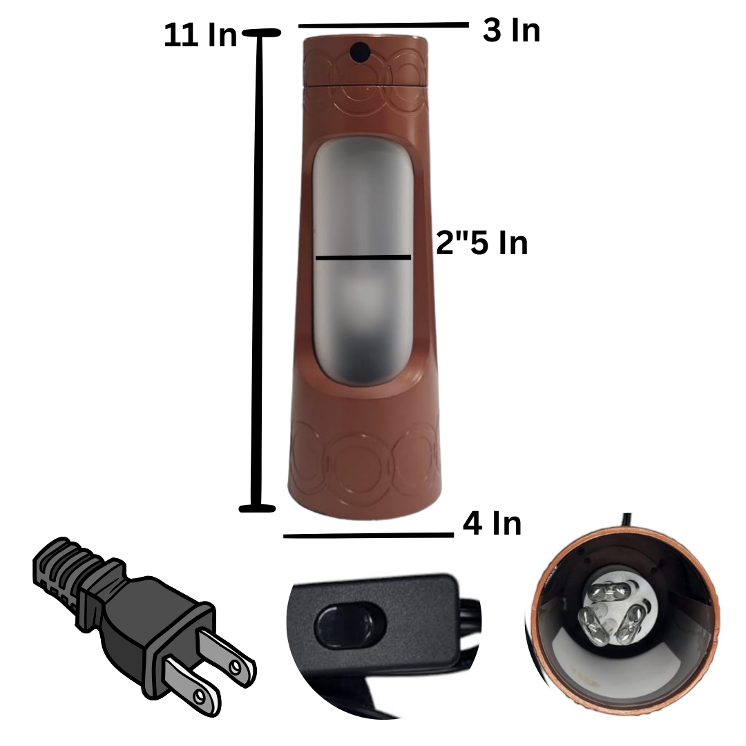 Kosher Lamp Shabbos Lamp for bedside with adjustable LED bulb