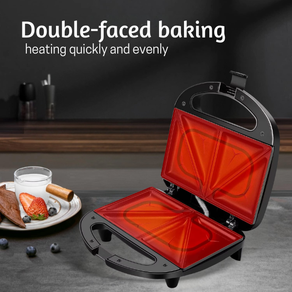 Electric Sandwich Maker Grilled Machine Double Slices