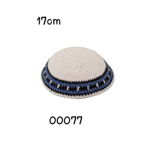 Knitted Yarmulke kippot hat Kippah skull yamaka Holy kipa 17 cm