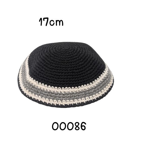 Knitted Yarmulke kippot hat Kippah skull yamaka Holy kipa 17 cm