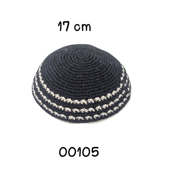 Knitted Yarmulke kippot hat Kippah skull yamaka Holy kipa 17 cm