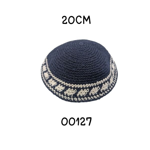 Knitted Yarmulke kippot hat Kippah skull yamaka Holy kipa 20 cm