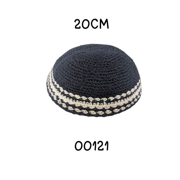 Knitted Yarmulke kippot hat Kippah skull yamaka Holy kipa 20 cm