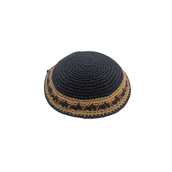 Kippah Knitted Cotton Serugah Yamulke Jewish 17 cm
