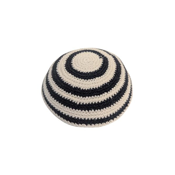 Kippah Knitted Cotton Serugah Yamulke Jewish 17 cm