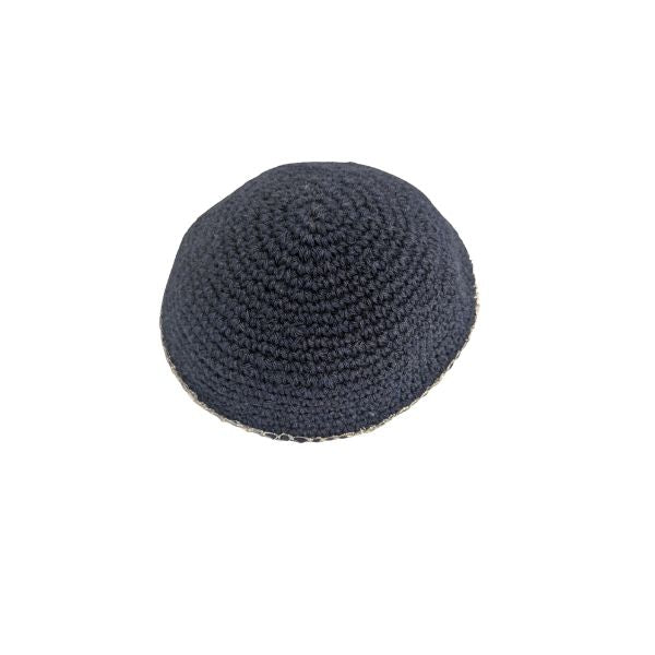 Kippah Knitted Cotton Serugah Yamulke Jewish 17 cm