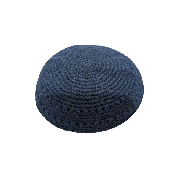 Kippah Knitted Cotton Serugah Yamulke Jewish 17 cm Had Covering