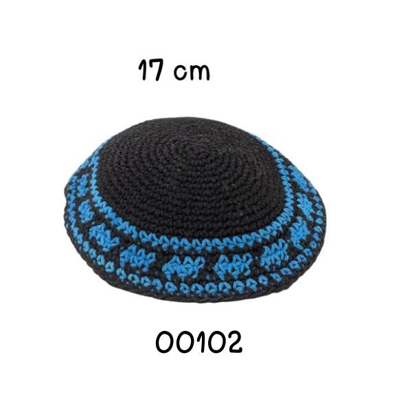 Knitted Yarmulke kippot hat Kippah skull yamaka Holy kipa 17 cm