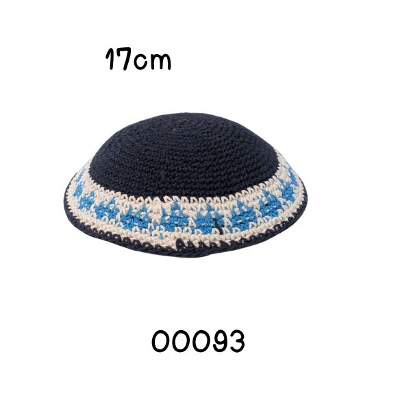 Knitted Yarmulke kippot hat Kippah skull yamaka Holy kipa 17 cm