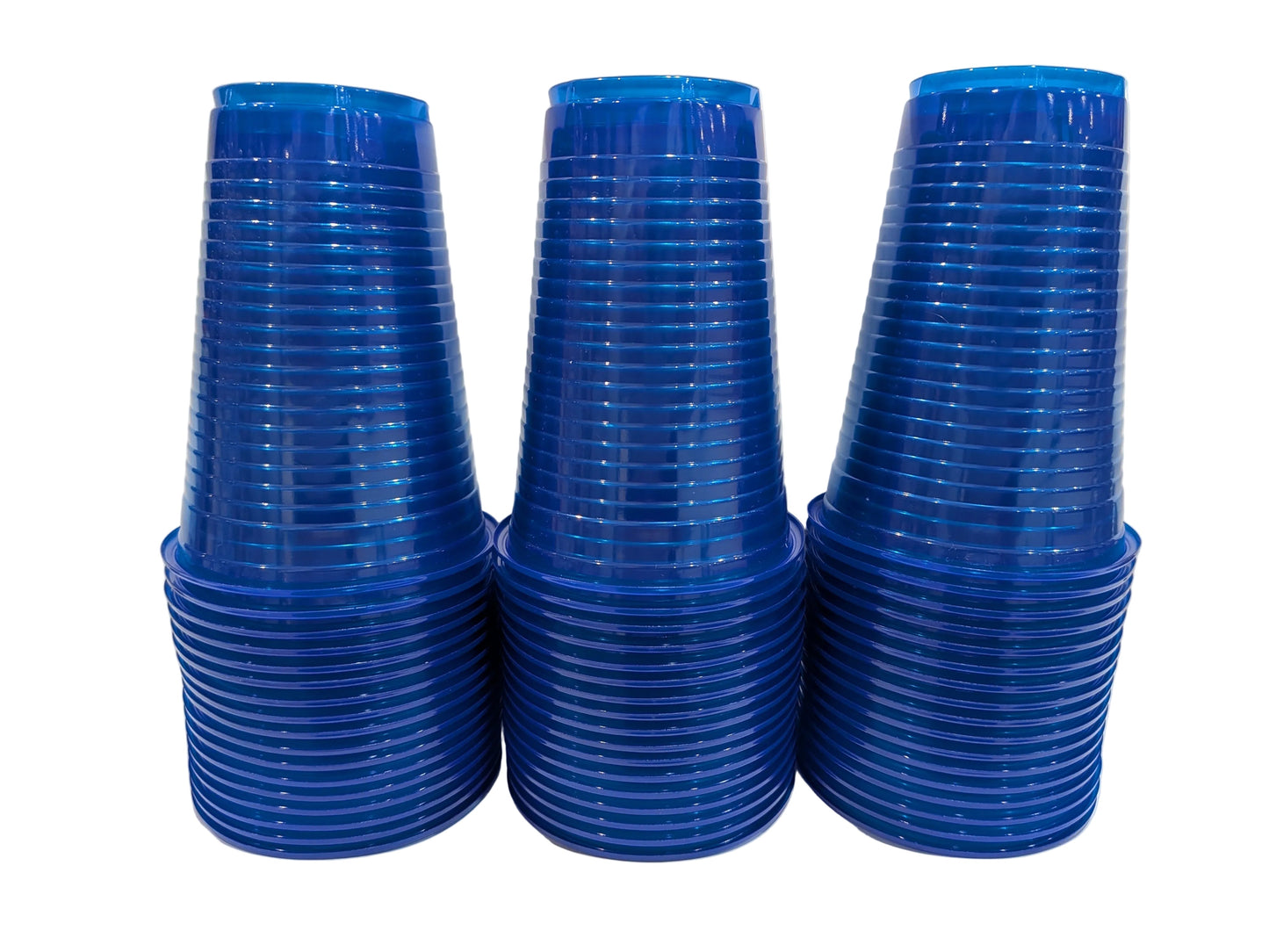 7oz Blue Plastic Water Cups 1000 Pack BPA-Free Bulk for Offices Events