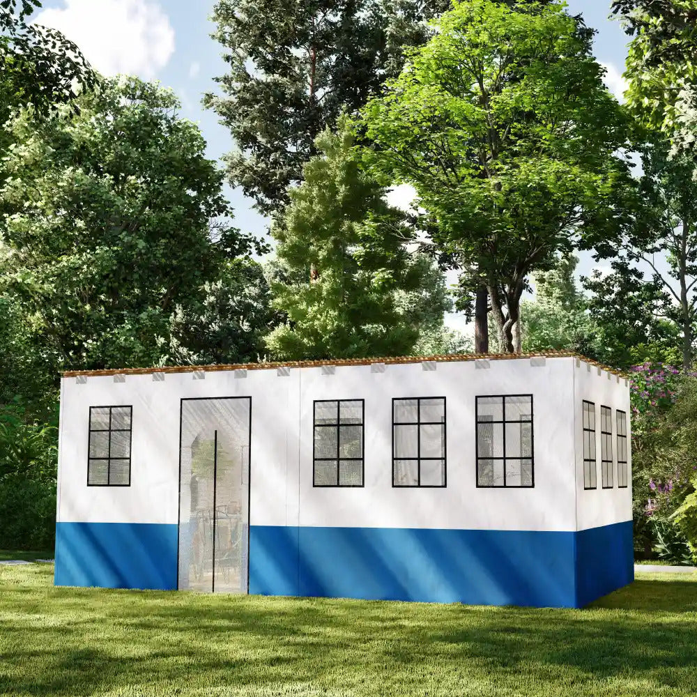 The Window Sukkah White -Blue (Everything you Need) free Shipping