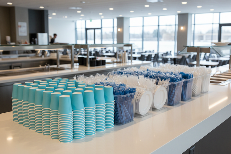 Productos desechables comerciales para restaurantes, escuelas y empresas