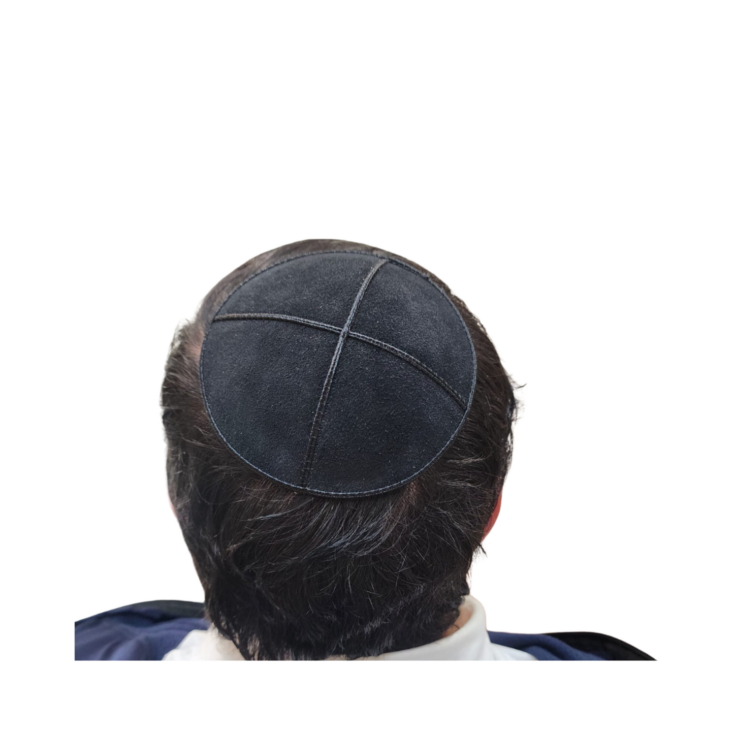 Leather Suede Jewish Kippah