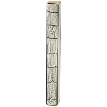plastic Mezuzah with Rubber Cork 15 cm – Letter Shin Design
