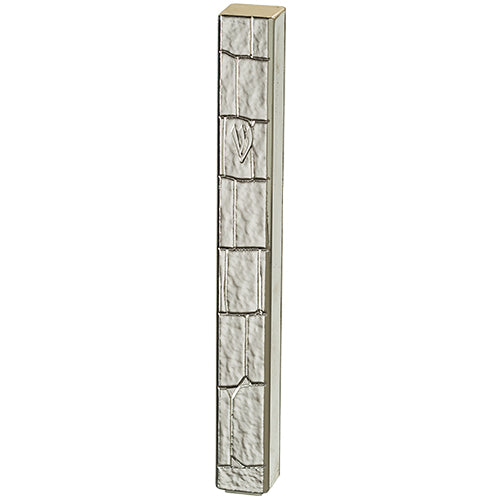 plastic Mezuzah with Rubber Cork 15 cm – Letter Shin Design