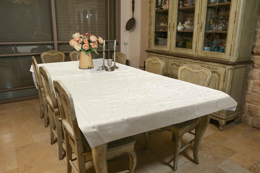 Elegant Tablecloth for Shabbat & Yom Tov Special Occasions