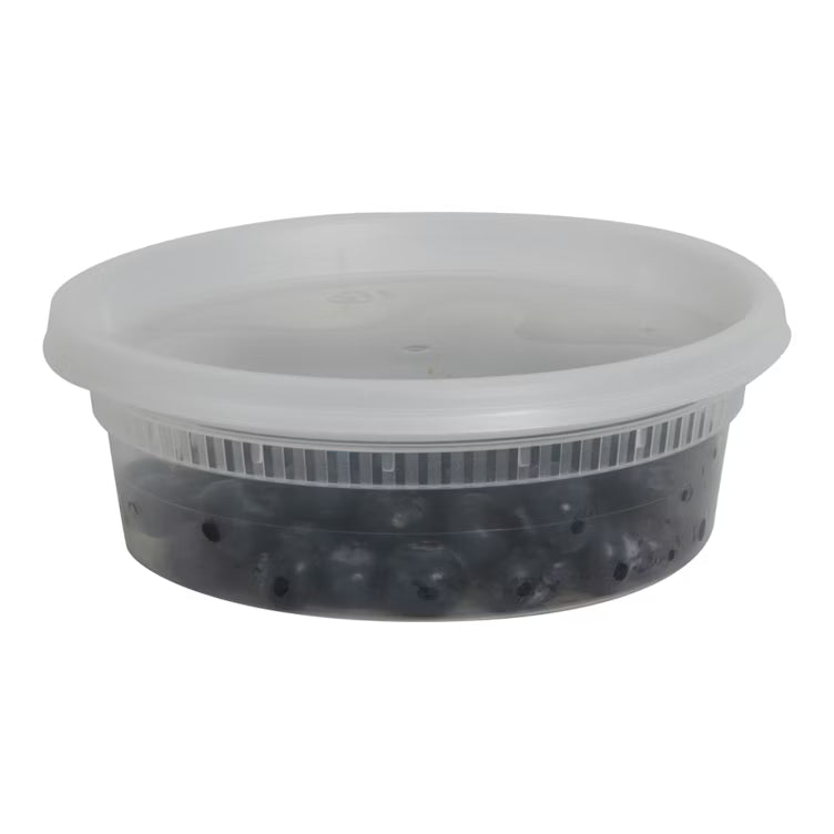 Plastic Deli Containers with Lids - 8oz 16oz 32oz Food Storage - 240 Pack