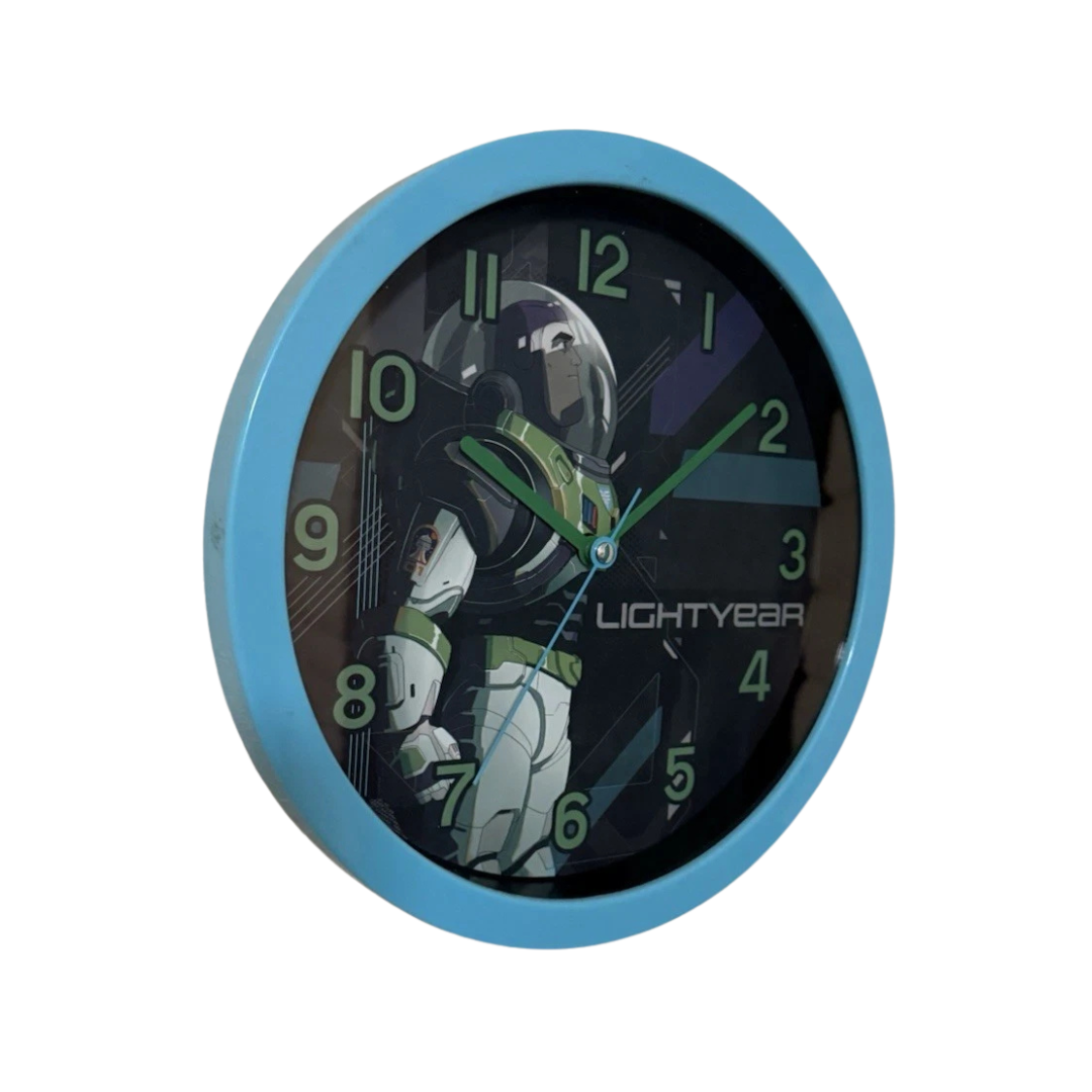 Disney Pixar Lightyear 10" Wall Clock - Kids Analog Display