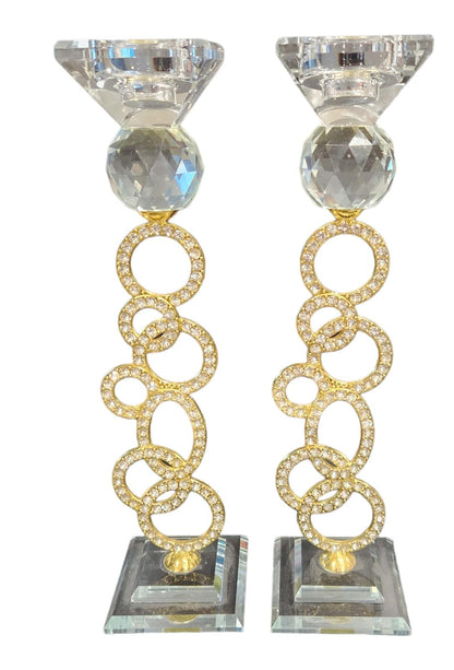 Shabbat Candle Holders with Elegant Design Contemporary 