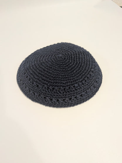 Kippah Knitted Cotton Serugah Yamulke  Jewish 17 cm