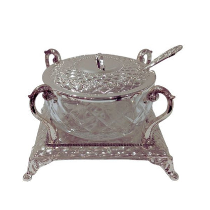 Honey Dish Honey Rosh Hashanah with Glass