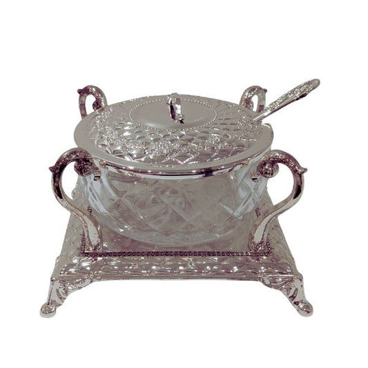 Honey Dish Honey Rosh Hashanah with Glass