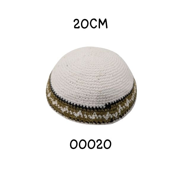 Knitted Yarmulke kippot hat Kippah skull yamaka Holy kipa 20 cm