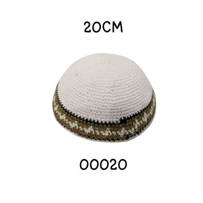 Knitted Yarmulke kippot hat Kippah skull yamaka Holy kipa 20 cm