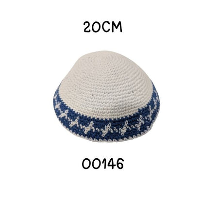 Knitted Yarmulke kippot hat Kippah skull yamaka Holy kipa 20 cm