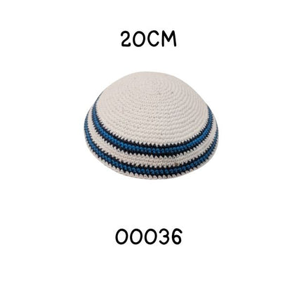 Knitted Yarmulke kippot hat Kippah skull yamaka Holy kipa 20 cm