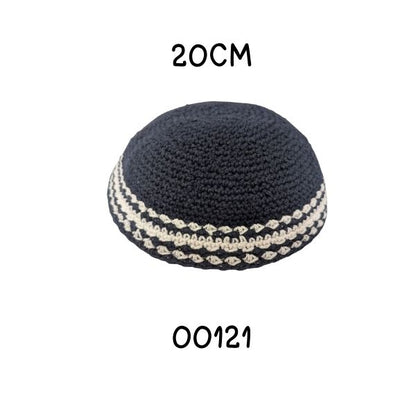 Knitted Yarmulke kippot hat Kippah skull yamaka Holy kipa 20 cm