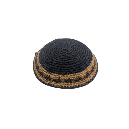 Kippah Knitted Cotton Serugah Yamulke  Jewish 17 cm