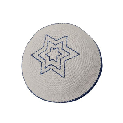 Kippah Knitted Cotton Serugah Yamulke  Jewish 17