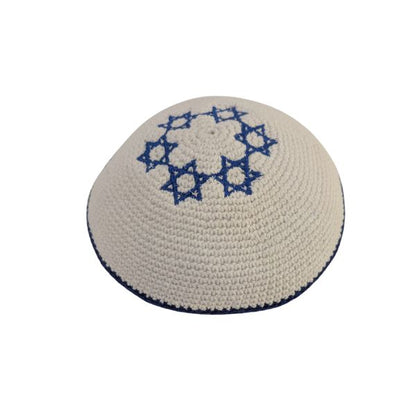 Kippah Knitted Cotton Serugah Yamulke  Jewish 17