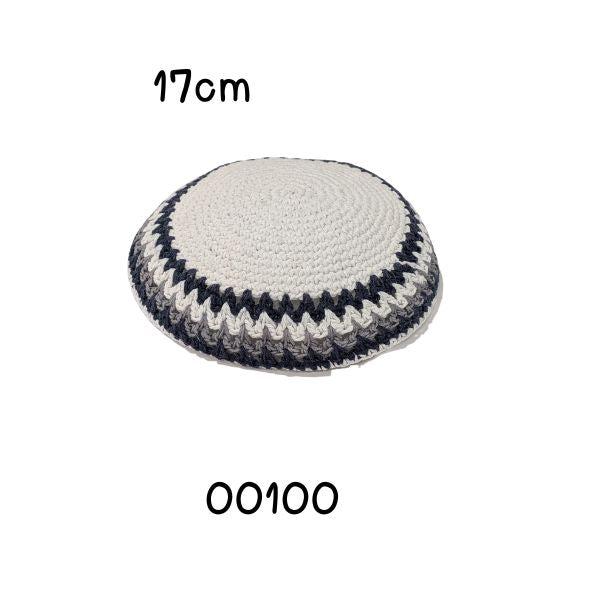 Knitted Yarmulke kippot hat Kippah skull yamaka Holy kipa 17 cm