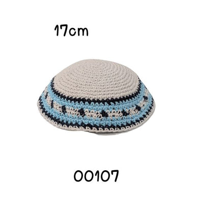 Knitted Yarmulke kippot hat Kippah skull yamaka Holy kipa 17 cm