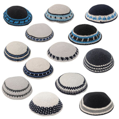 Knitted Yarmulke kippot hat Kippah skull yamaka Holy kipa 17 cm