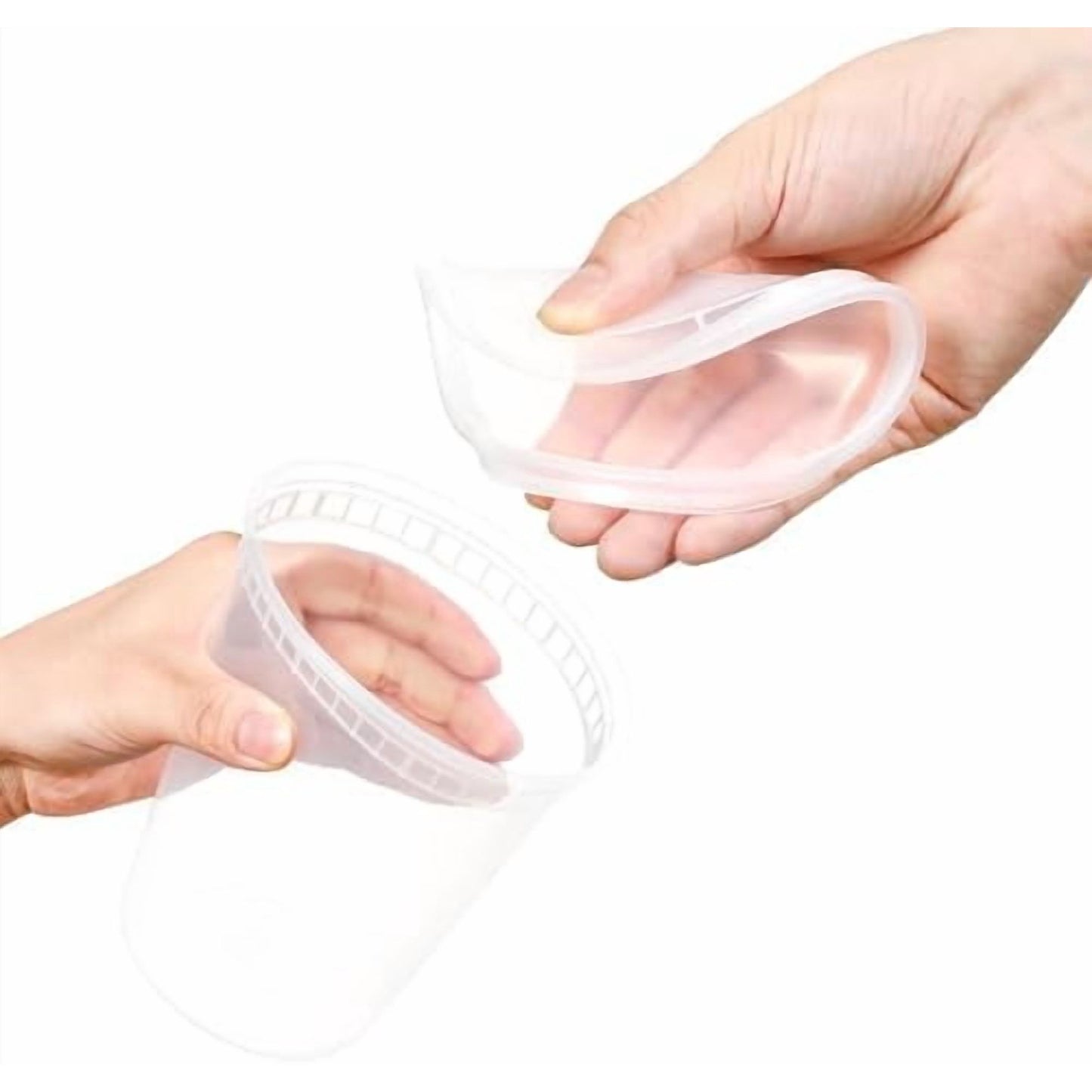 Plastic Deli Containers with Lids - 8oz 16oz 32oz Food Storage - 240 Pack