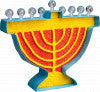 Light Up Menorah - LED Modeling Foam Create Your Own fun