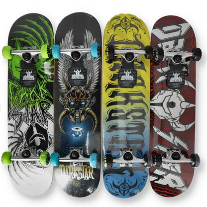 Kryptonics 31-Inch Star Series Complete Skateboard Rainbow Deck