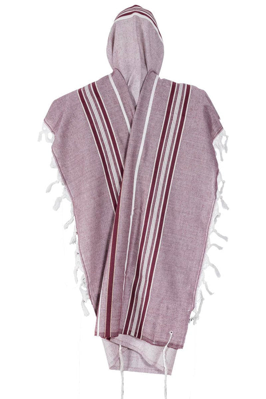 Tallit Gadol Kosher Prayer Sapir Bordo Shining Gold Talitnia 